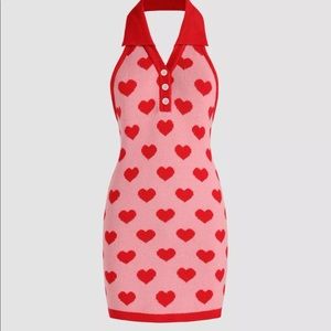 Love Hurts Knitted Halter Dress